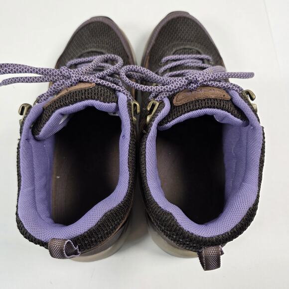 Vionic Cypress Women's Size 7 hiking Trail Outdoors boots Purple & brown Lace Up - Picture 6 of 10